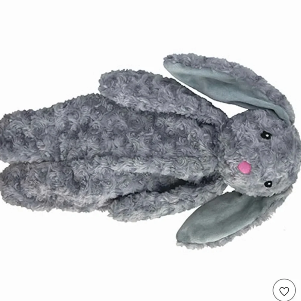 Petlou Floppy Rabbit Stuffingless Floppy Plush Squeak Chew Dog Toy 19” NEW